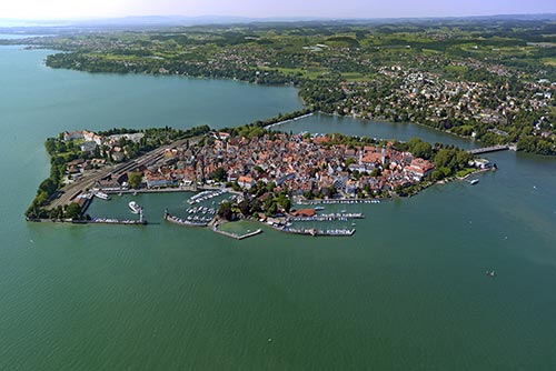 Luftaufnahme von Lindau