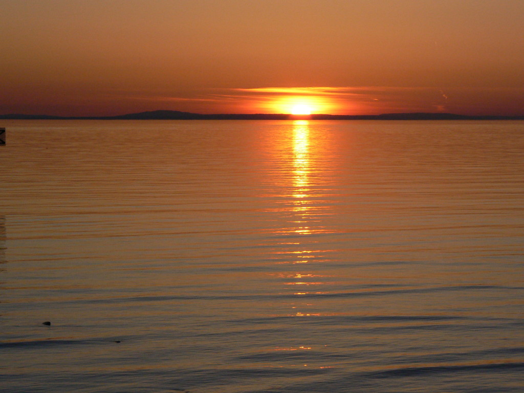 Lindau Insel Bodensee Fewo die Trauminsel Sonnenuntergang