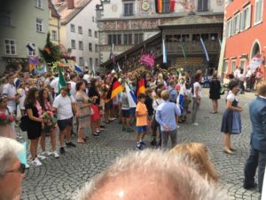 Lindauer Kinderfest vor dem alten Rathaus